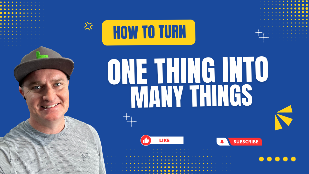 Turn One thing into Many things with John Bellamy